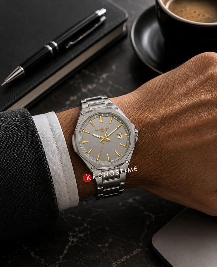 Часы Lee Cooper LC08252.360 — нержавеющая сталь, мужские