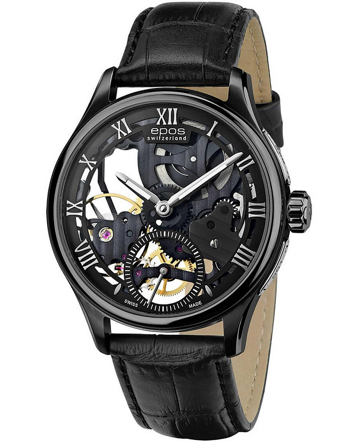 Часы Epos Originale 3500.169.25.25.25 — мужские, черный