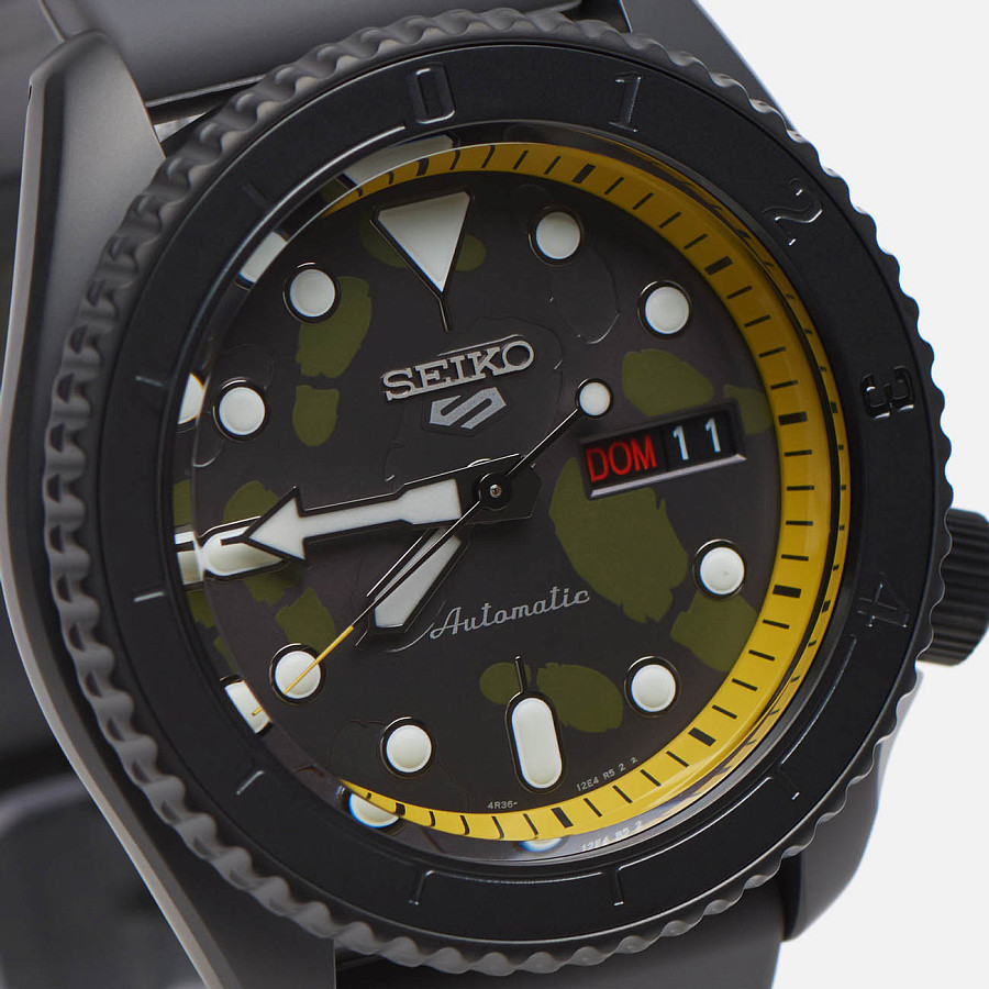 Часы Seiko 5 Sports SRPH69K1S — сталь металл, Япония