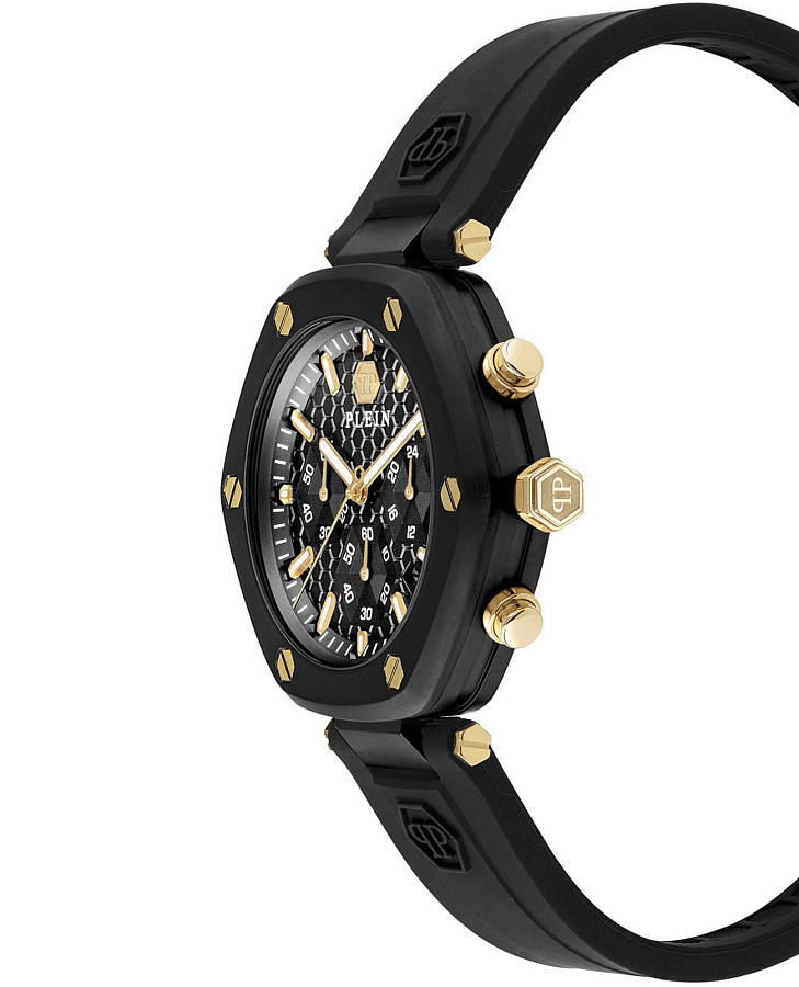 Часы Philipp Plein The Hexagon Chrono PWZBA0223 — силикон, мужские