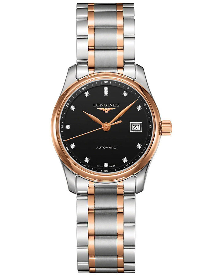 Часы Longines Master Collection L2.257.5.59.7 — женские, черный