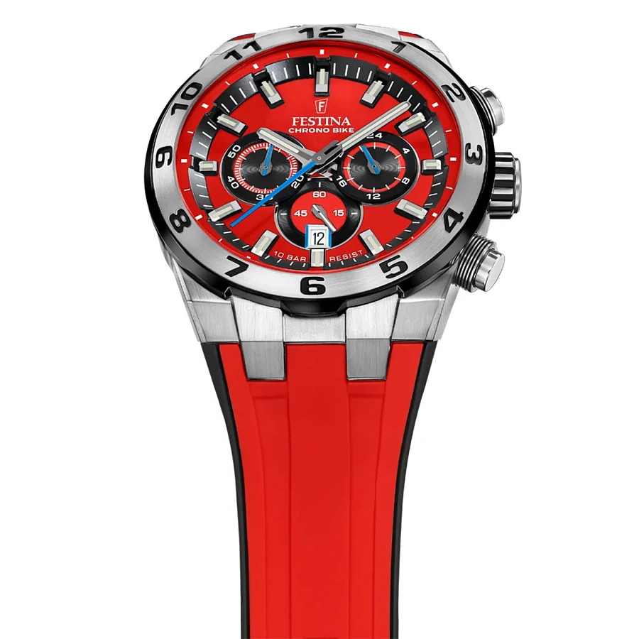 Часы Festina Chrono Bike F20671/5 — кварцевые, сталь металл