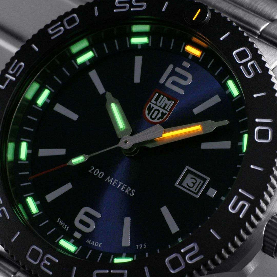 Часы Luminox Pacific Diver XS.3123 — мужские, нержавеющая сталь 316l