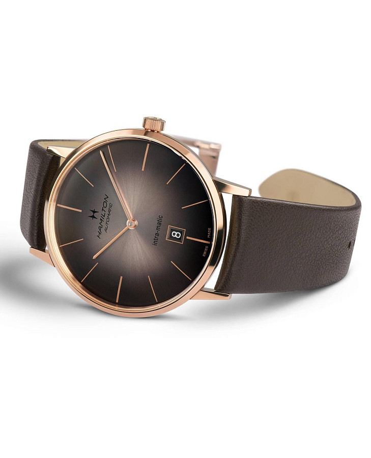 Часы Hamilton American Classic Intra-Matic Auto H38745501 — механические, металл сталь