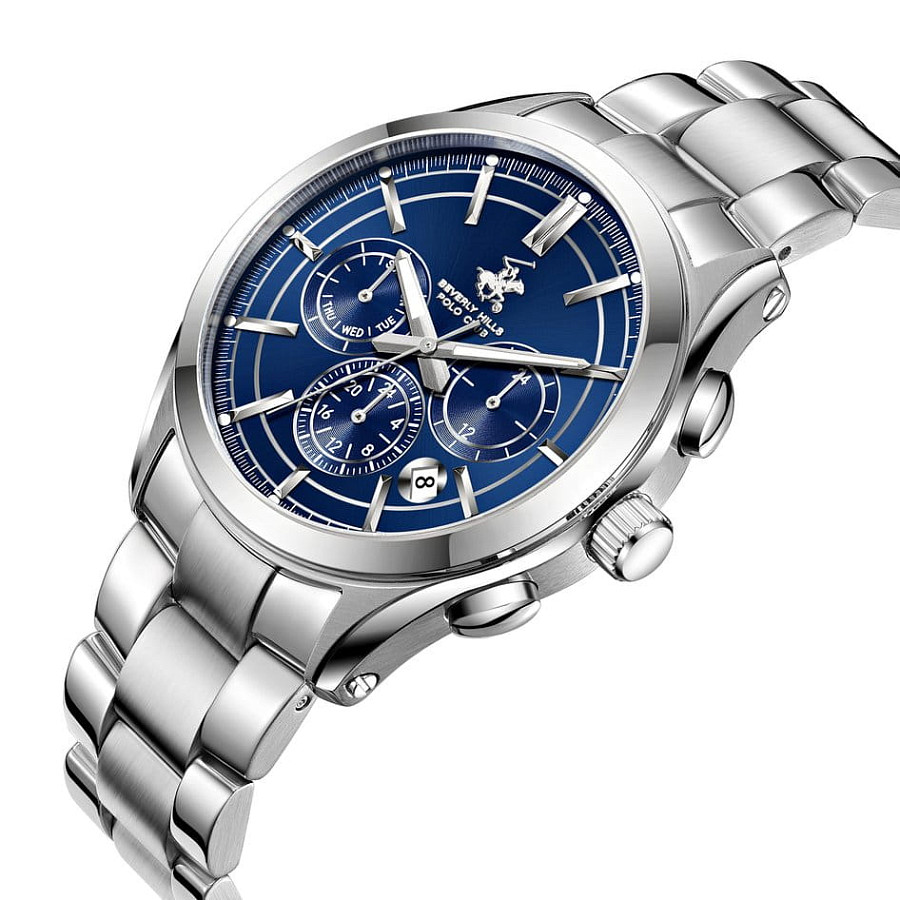 Часы Beverly Hills Polo Club BP3812X.390 — кварцевые, металл сталь