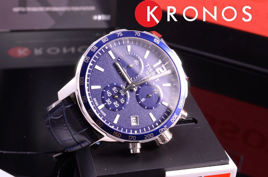 Часы Tissot T-Sport Quickster T095.417.16.047.00 — кожаный, мужские