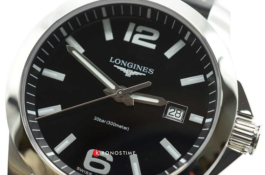 Часы Longines Conquest L3.759.4.58.0 — сталь металл, Швейцария