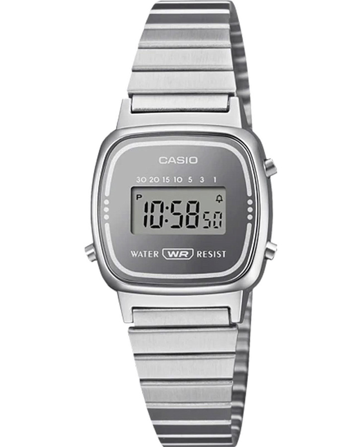 Часы Casio Vintage LA670WES-7A — женские, серый