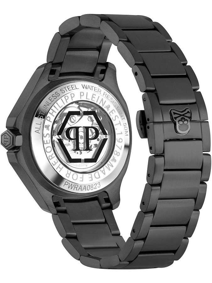 Часы Philipp Plein Plein Philipp PWRAA0823 — нержавеющая сталь с ip-покрытием, мужские