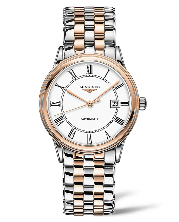 Часы Longines Flagship L4.984.3.91.7 — женские, белый