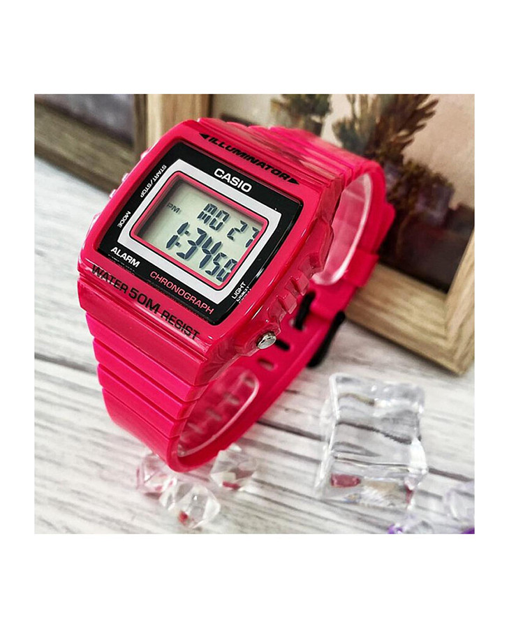 Часы Casio Collection W-215H-4AVDF (W-215H-4A) — пластик, мужские
