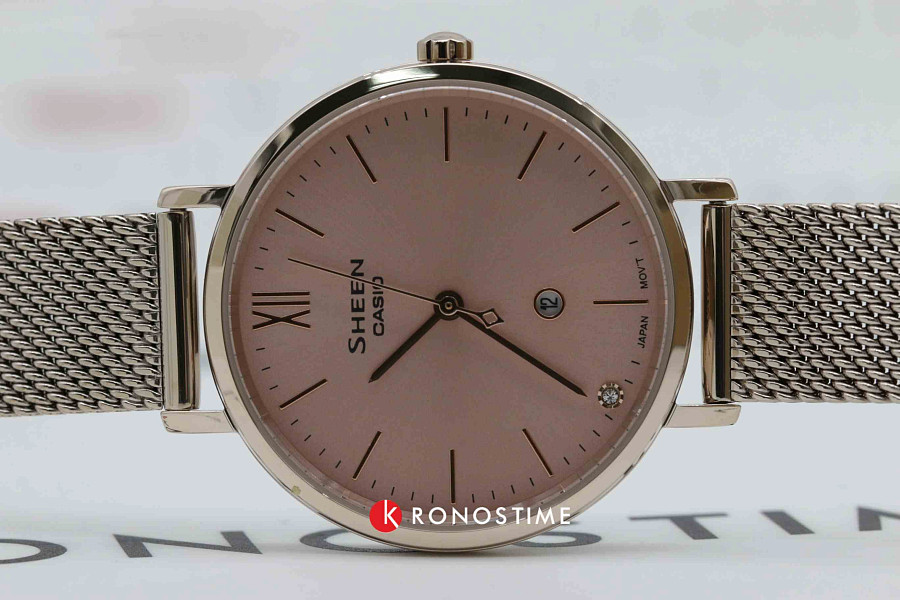 Часы Casio Sheen SHE-4539CM-4A — женские, нержавеющая сталь