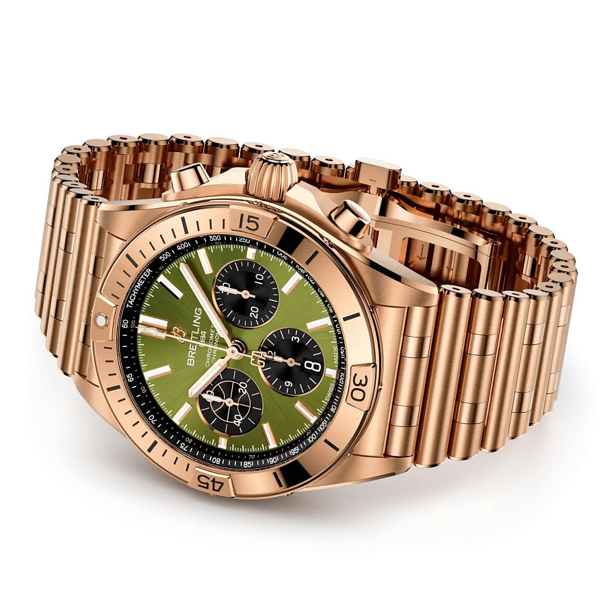 Часы Breitling Chronomat B01 42 mm RB01344A1L1R1 — золото, Швейцария
