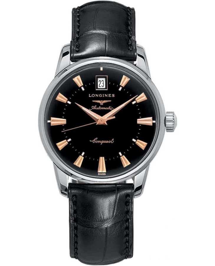 Часы Longines Heritage L1.611.4.52.4 — женские, черный