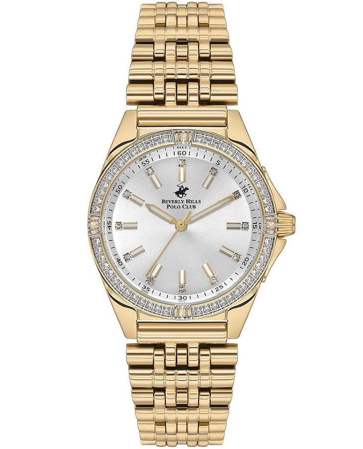Часы Beverly Hills Polo Club BP3587C.120 — женские, серебристый