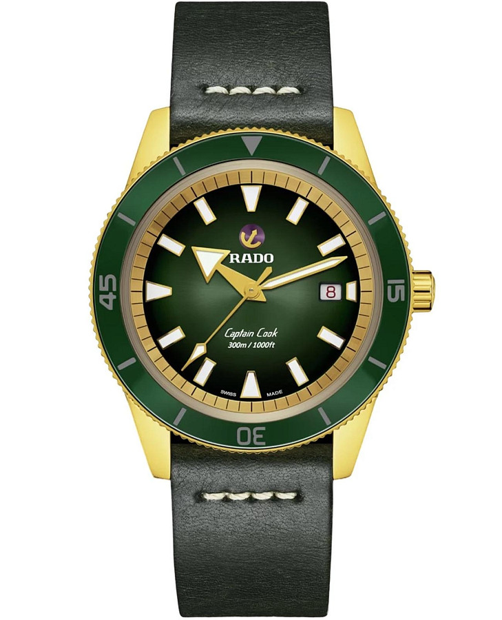 Часы Rado Captain Cook Automatic R32136318 — механические, металл сталь