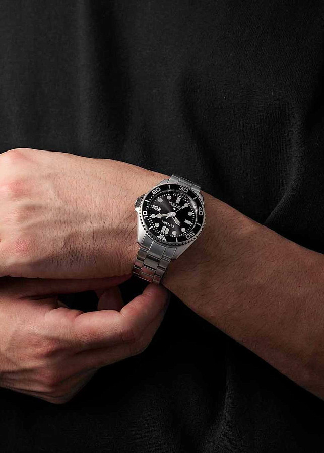 Часы Citizen Promaster BN0261-51E — кварцевые, сталь металл