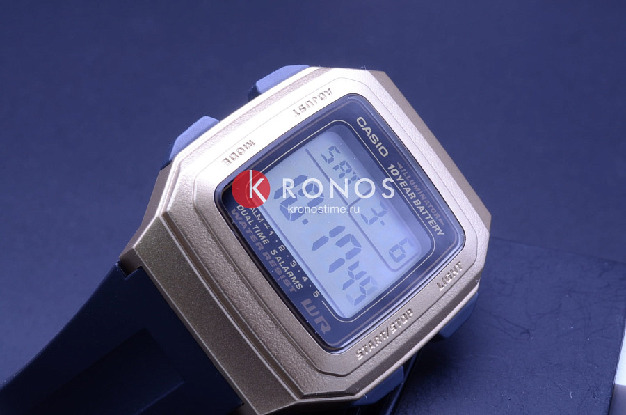 Часы Casio Collection F-201WAM-9A — пластик, женские