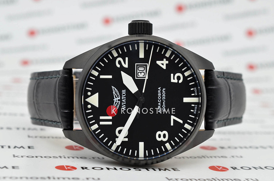 Часы Aviator Airacobra V.1.22.5.148.4 — кварцевые, металл сталь