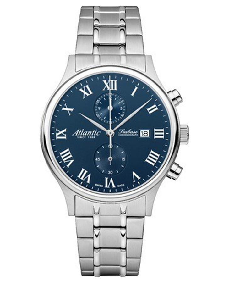 Часы Atlantic Seabase 64457.41.58 — мужские, синий