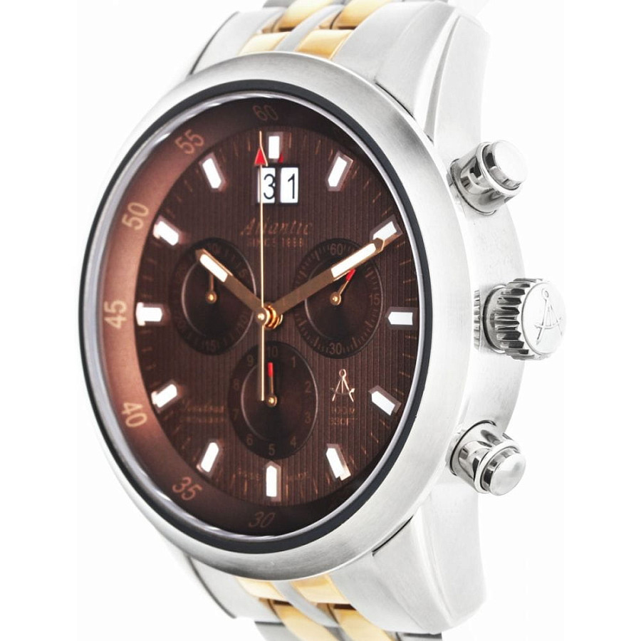 Часы Atlantic Seacloud Chronograph 73465.43.81R — металл сталь, Швейцария