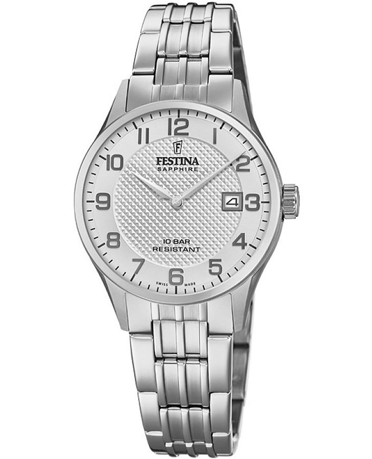 Часы Festina Classics F20006/1 — женские, серебристый