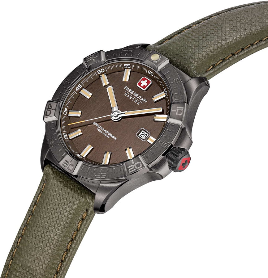 Часы Swiss Military Hanowa Jockworth SMWGB0008040 — кварцевые, сталь металл