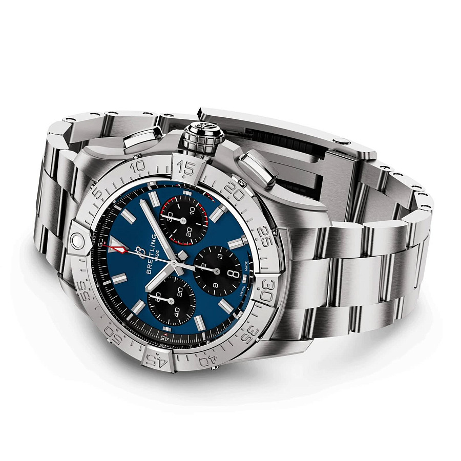 Часы Breitling Avenger B01 Chronograph 42 mm AB0146101C1A1 — металл сталь, Швейцария