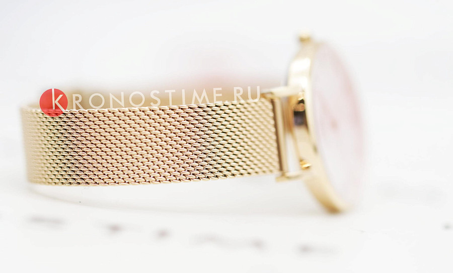Часы Daniel Wellington Petite Melrose Pearl DW00100513 — женские, золотистый