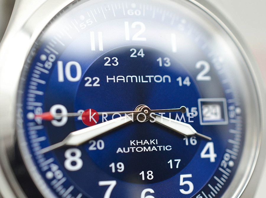 Часы Hamilton Khaki Field Auto H70455140 — нержавеющая сталь, мужские