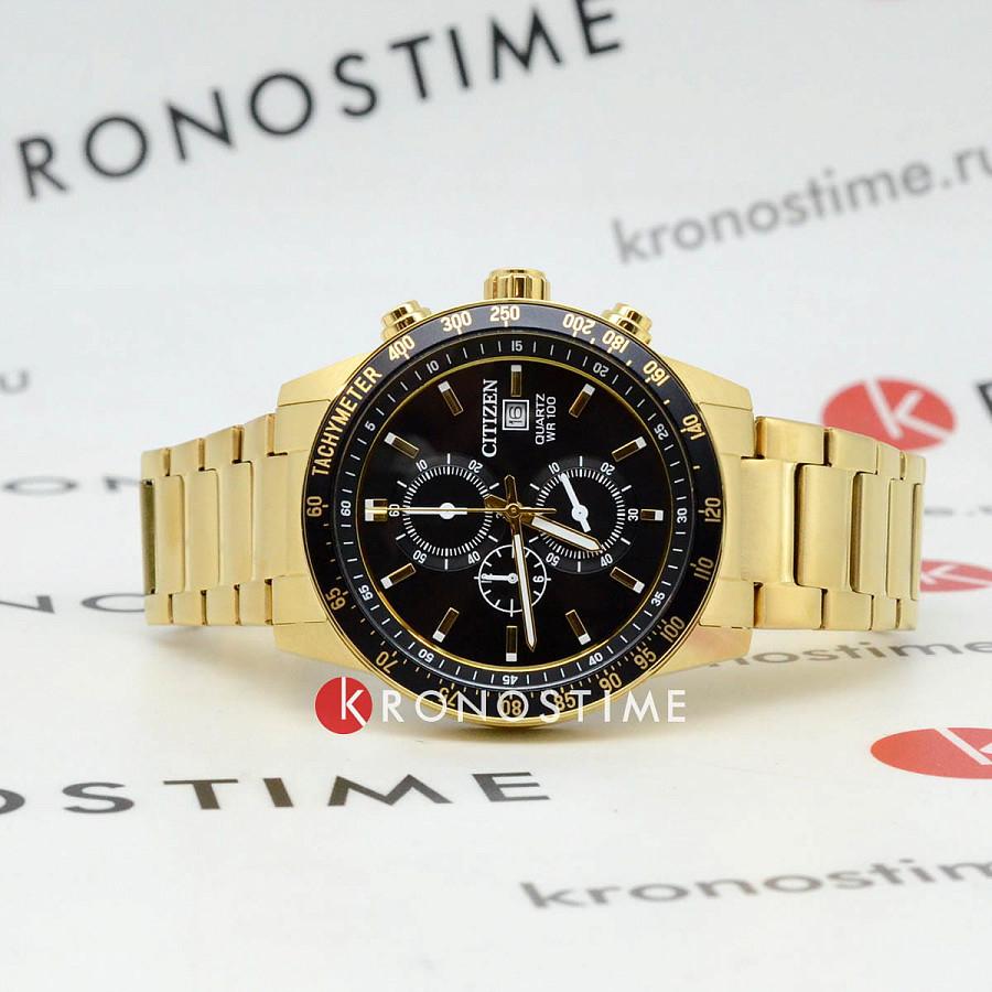 Часы Citizen Chronograph AN3682-54E — кварцевые, металл сталь