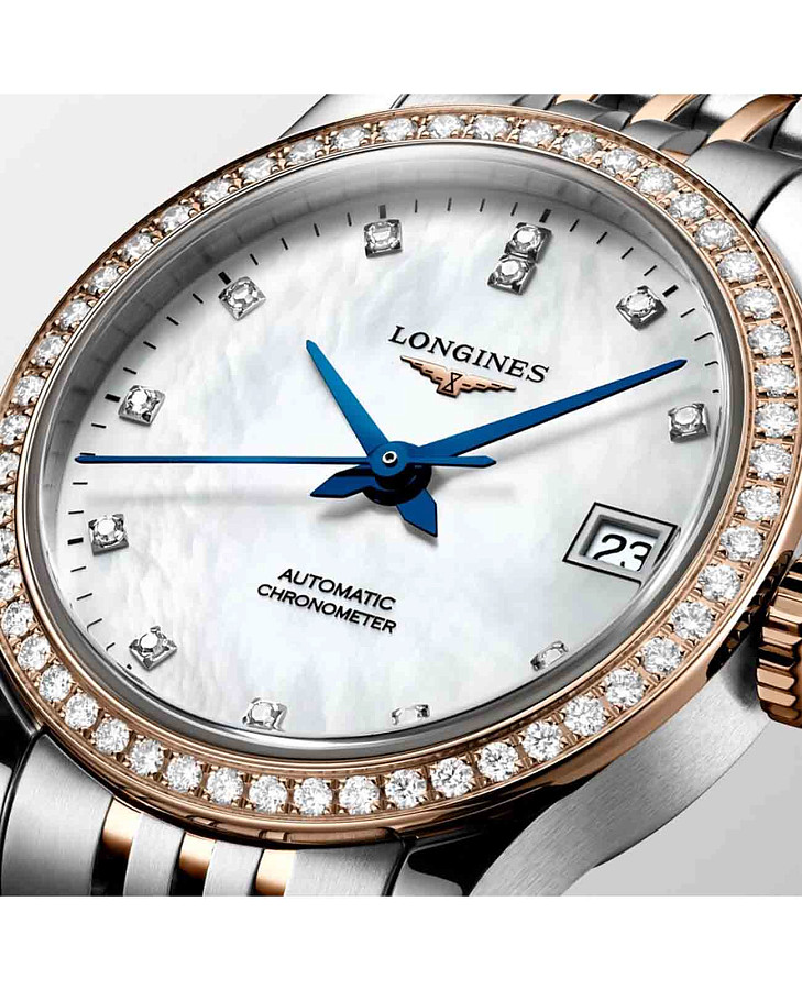 Часы Longines Record Collection L2.320.5.89.7 — механические, металл сталь