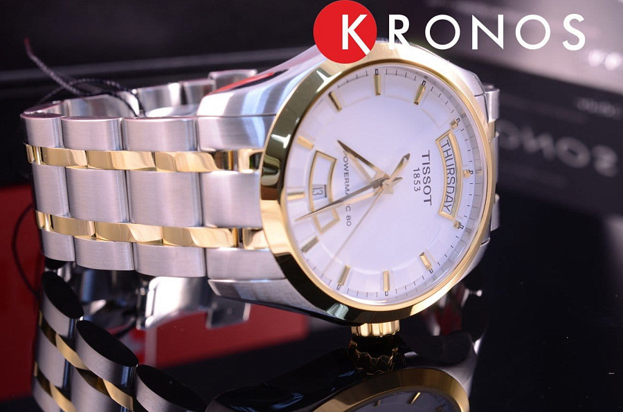Часы Tissot Couturier Powermatic 80 T035.407.22.011.01 — сталь металл, Швейцария