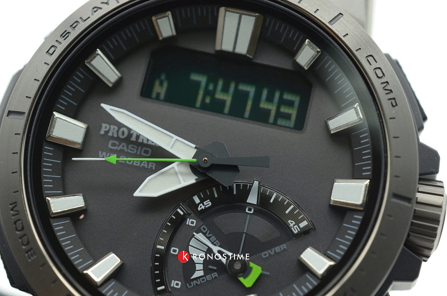 Часы Casio Pro Trek PRW-70Y-1 — сталь карбон пластик, Япония