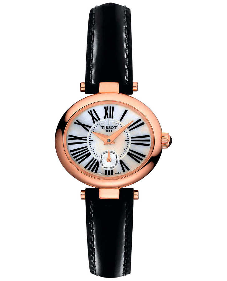 Часы Tissot Glamorous Lady 18K Gold T917.110.76.113.02 — женские, перламутровый