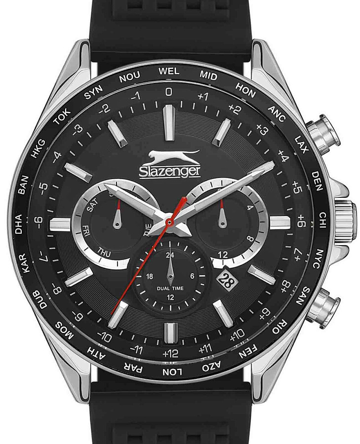 Часы Slazenger SL.09.2179.2.01 — кварцевые, суперметалл металл