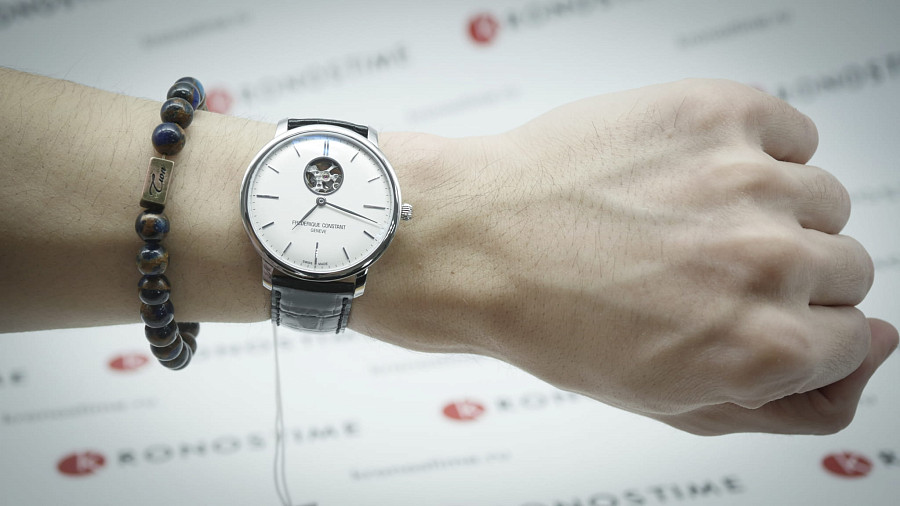 Часы Frederique Constant Slimline Heart Beat Automatic FC-312S4S6 — кожаный, мужские