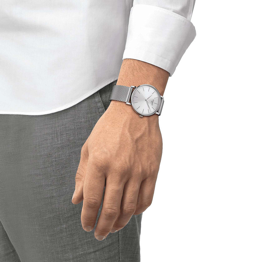 Часы Tissot Everytime Gent T143.410.11.011.00 — кварцевые, металл сталь