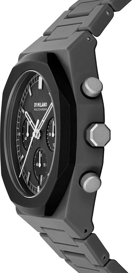 Часы D1 Milano Polychrono PHBJ04 — кварцевые, пластик