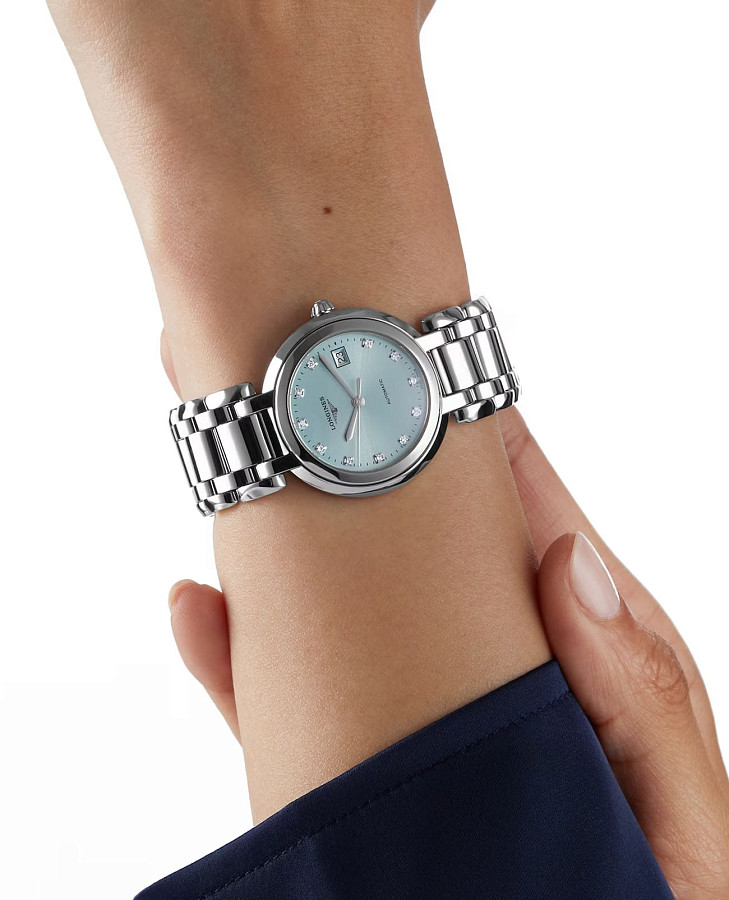 Часы Longines PrimaLuna L8.113.4.90.6 — металл сталь, женские, Швейцария