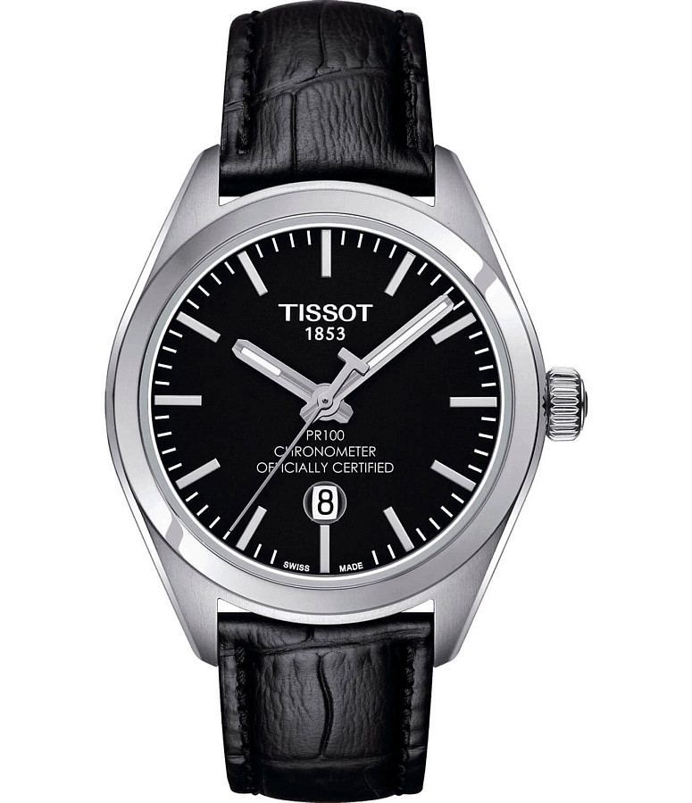 Часы Tissot PR 100 Lady COSC T101.251.16.051.00 — женские, черный