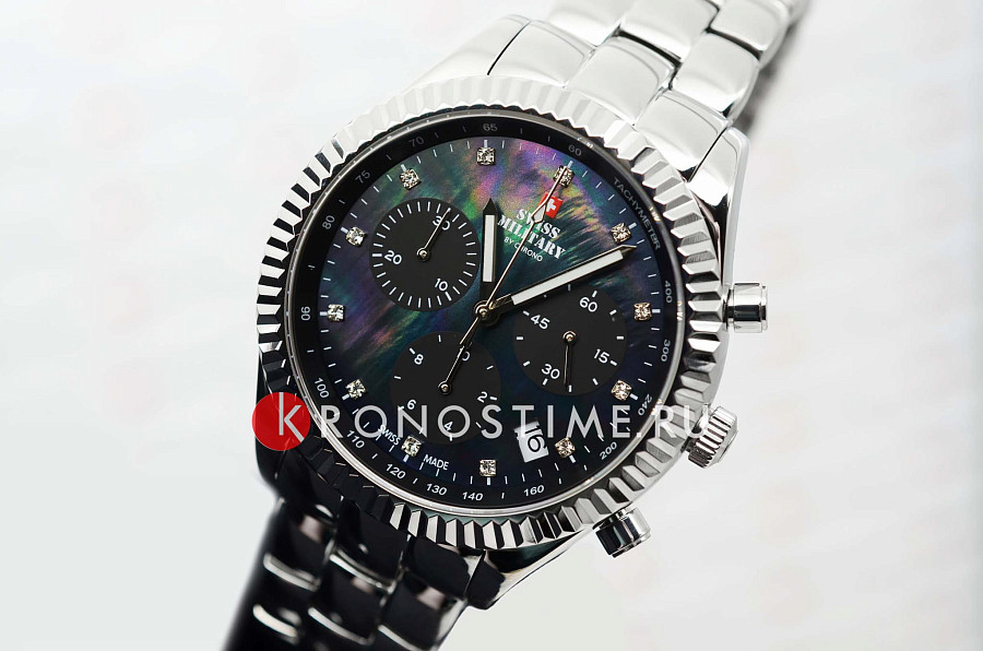 Часы Swiss Military by Chrono SM30207.01 — сталь металл, Швейцария