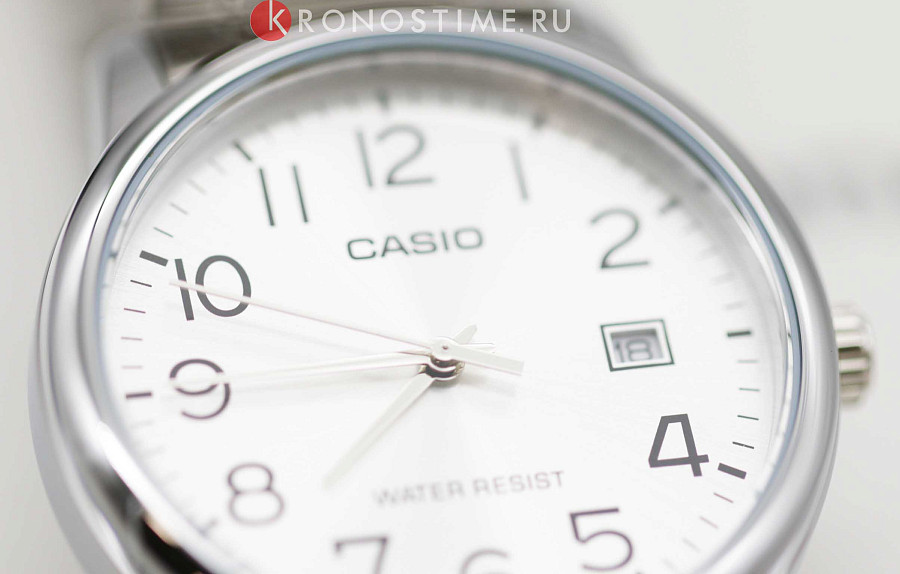 Часы Casio Collection MTP-V002D-7BUDF (MTP-V002D-7B) — нержавеющая сталь, мужские