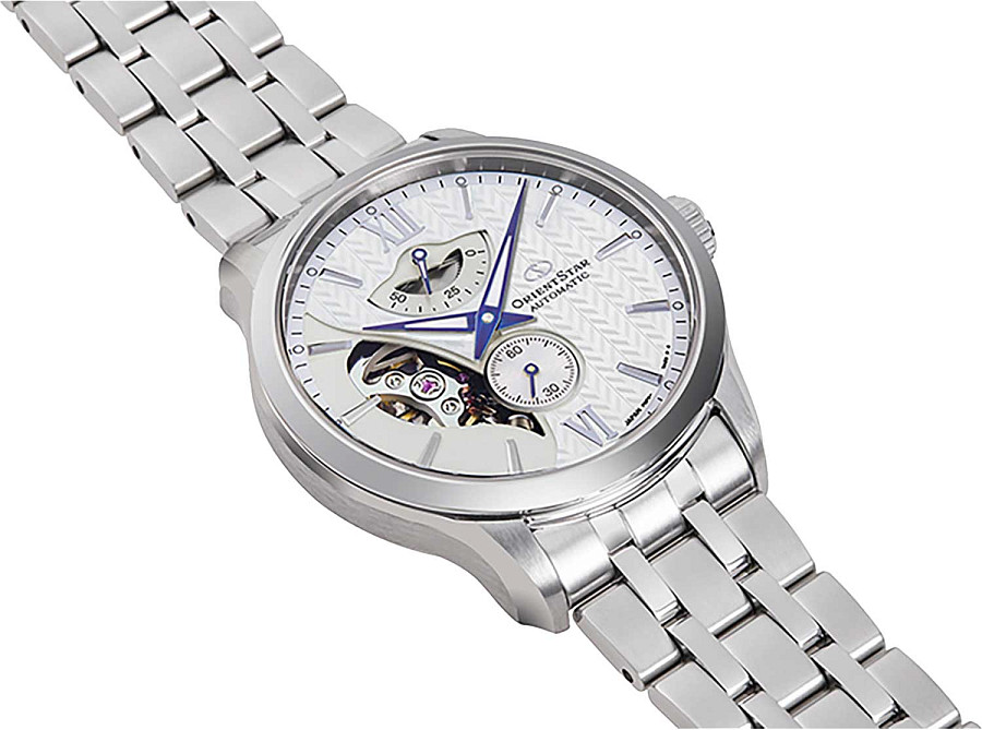 Часы Orient RE-AV0B01S (RK-AV0B01S) — серебристый, металл сталь