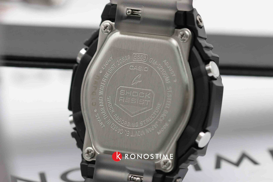 Часы Casio G-Shock GM-S2100MF-1A — серый, электронные