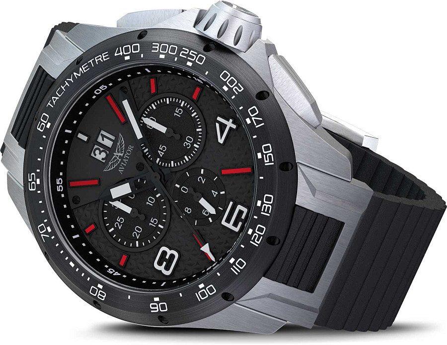 Часы Aviator MiG‑35 M.2.19.5.132.6 — кварцевые, сталь металл