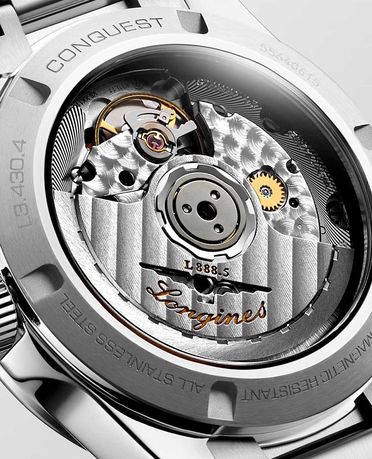 Часы Longines Conquest L3.430.4.72.6 — Швейцария, механические