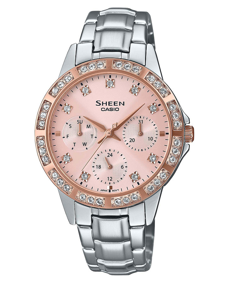 Часы Casio Sheen SHE-3517SG-4AUEF — женские, розовый