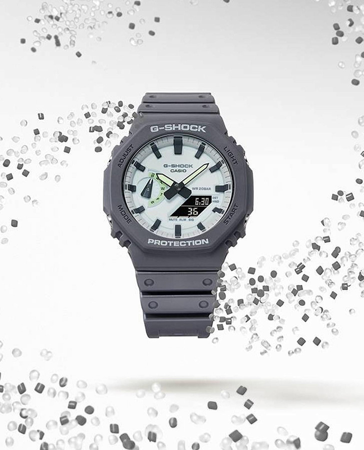 Часы Casio G-Shock GA-2100HD-8ADR (GA-2100HD-8A) — пластик, Япония