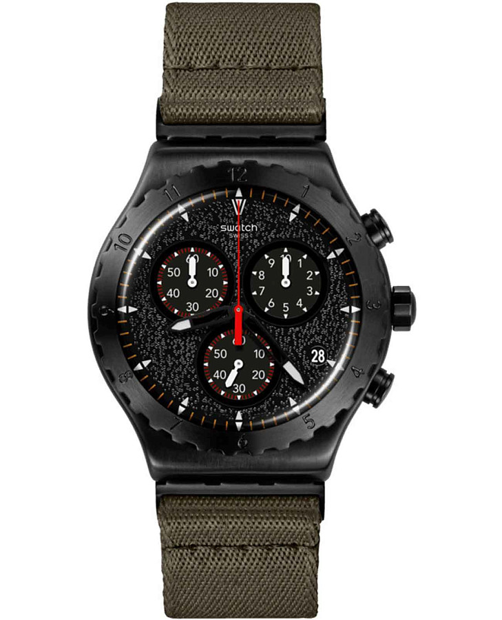 Часы Swatch I New Chrono YVB416 — мужские, черный